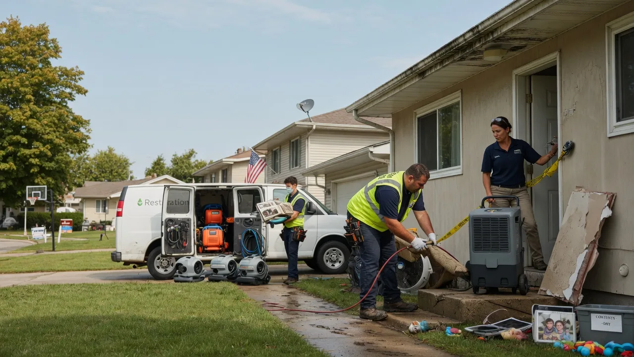 Water Damage Restoration in Milford Center, OH near me